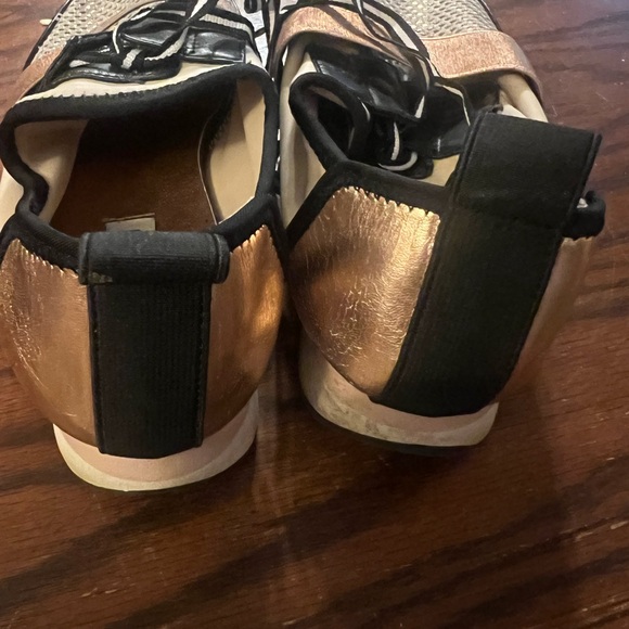 Steve Madden Black and Tan Mesh Sneakers - Picture 5 of 6